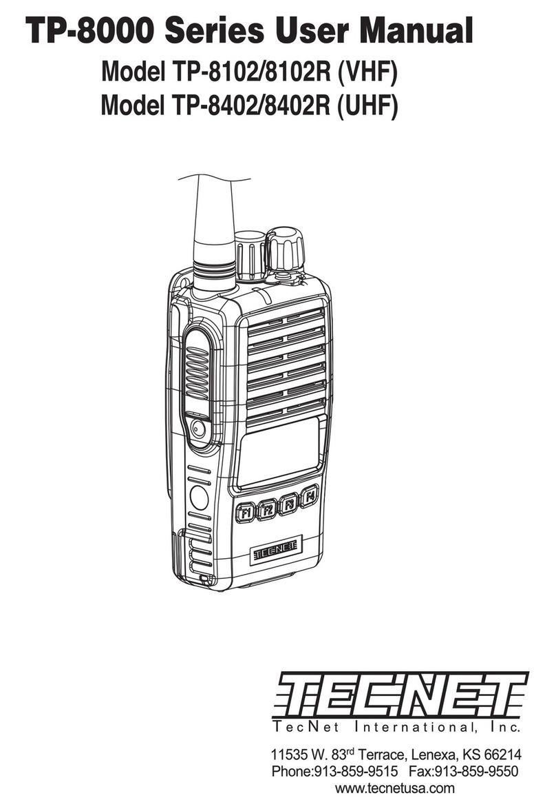 Tecnet TP-8000 SERIES Manuel utilisateur