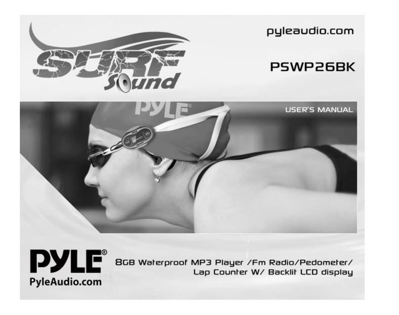 Pyle PSWP26BK Manuel utilisateur