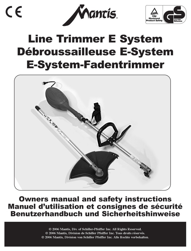Mantis 330104 Manuel d'instructions d'origine
