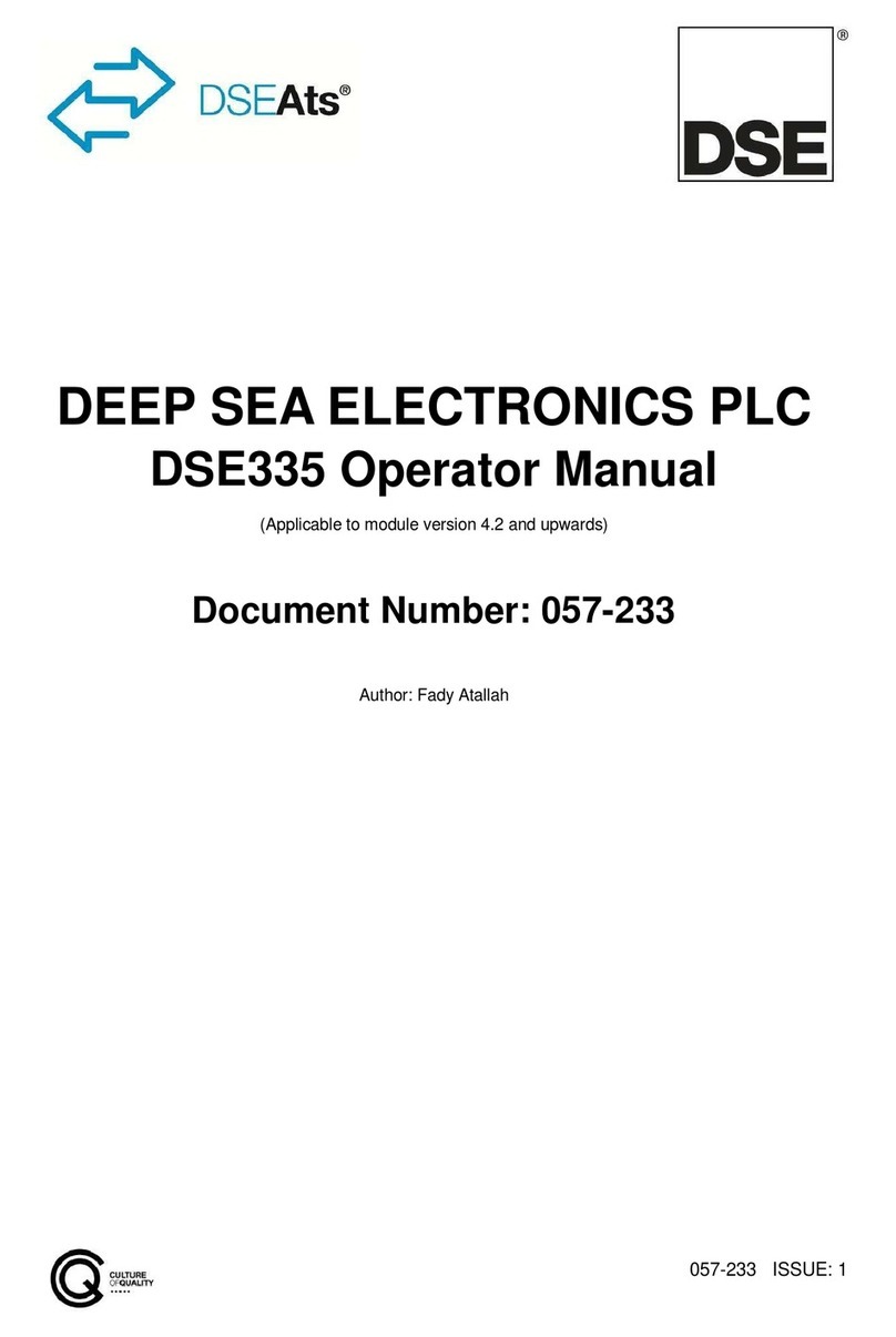 DSE 335 Manuel utilisateur