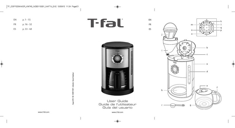 T-Fal KM740 Manuel utilisateur