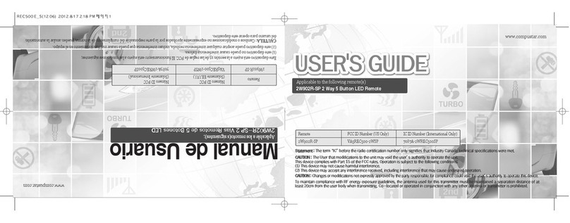 Firstech 2W902R-SP Manuel utilisateur