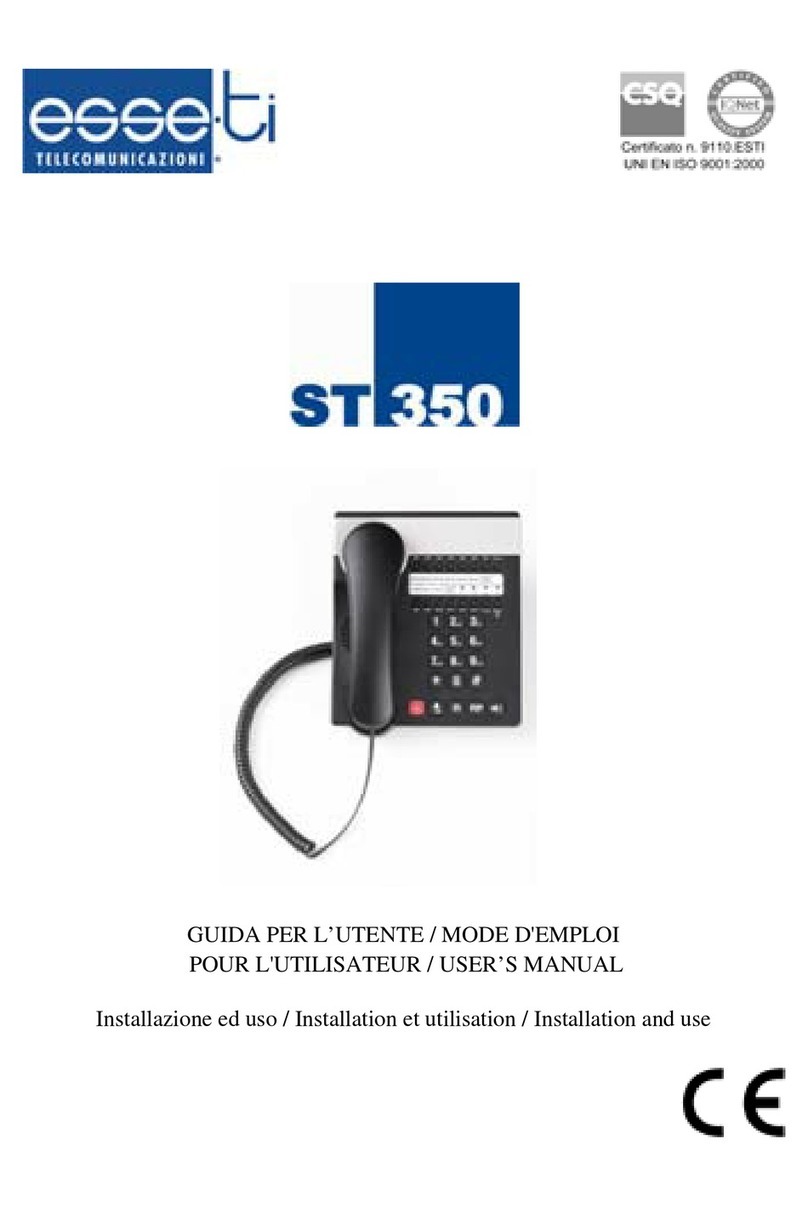 Esse-ti ST350 Manuel utilisateur