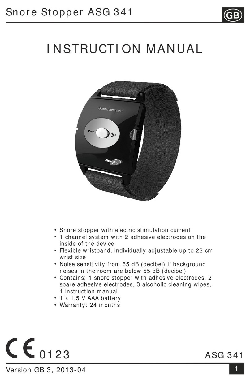 Dittmann ASG 341 Manuel utilisateur Dittmann ASG 341 Manuel utilisateur