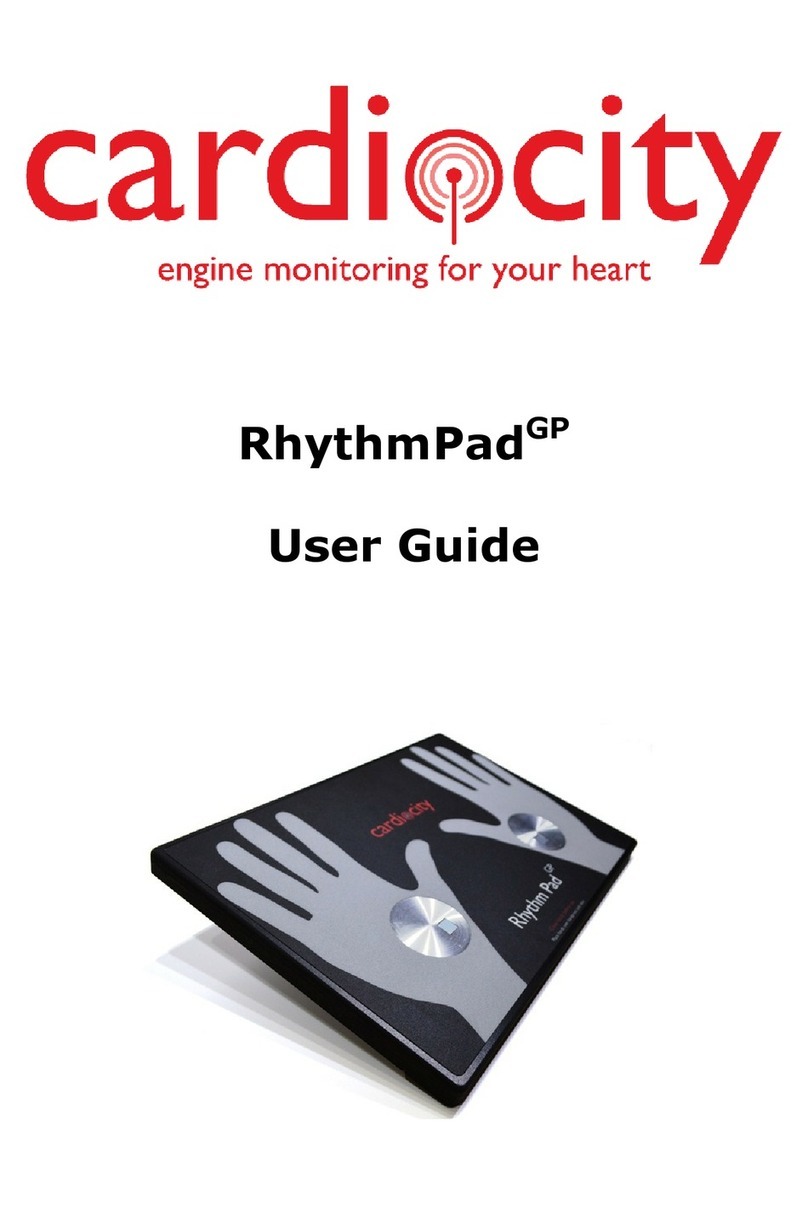 Cardiocity RhythmPadGP Manuel utilisateur