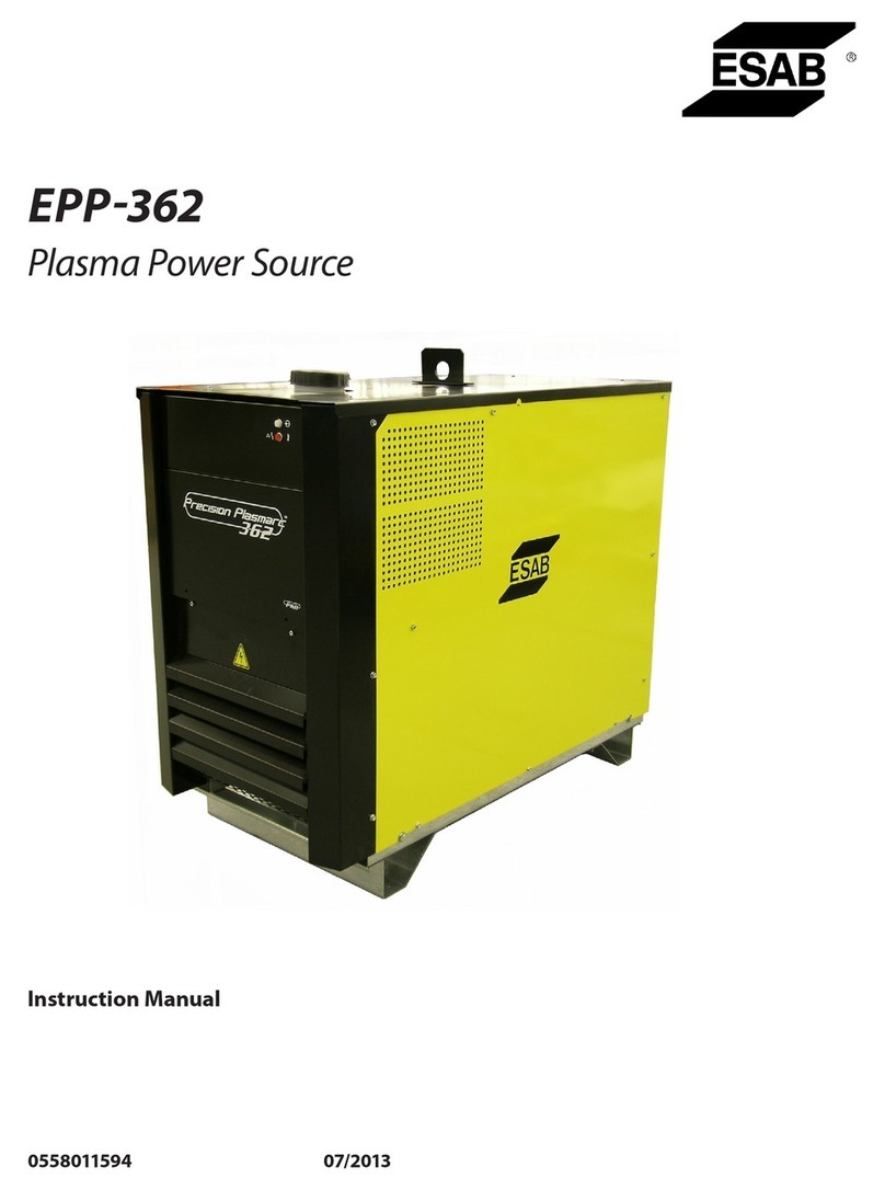 ESAB EPP-362 Manuel utilisateur