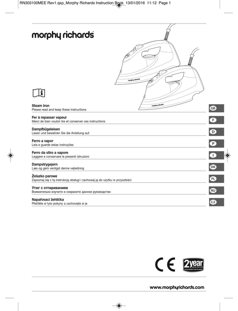 Morphy Richards IB303106EE Manuel utilisateur