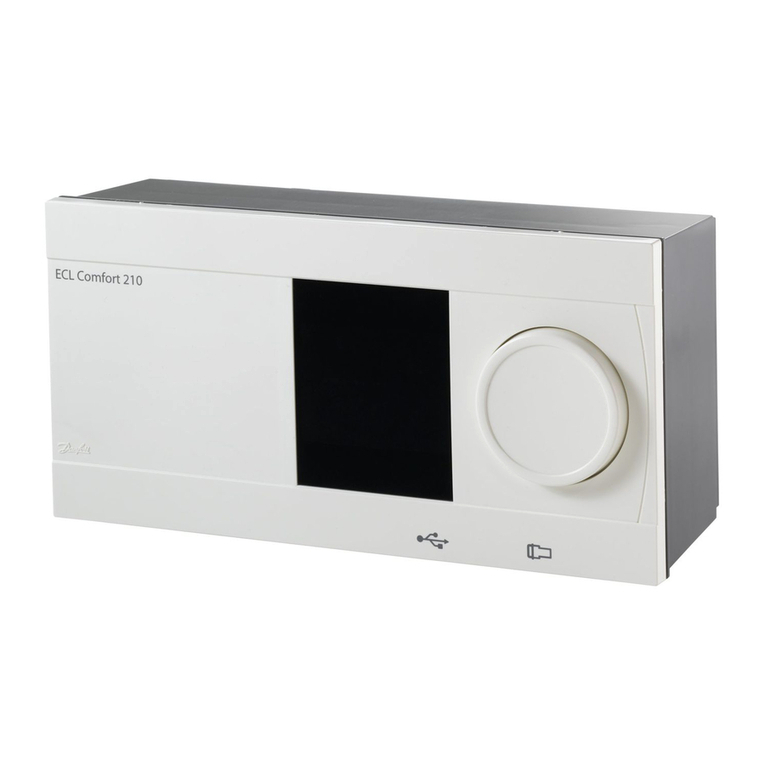 Danfoss ECL Comfort 210 Manuel utilisateur