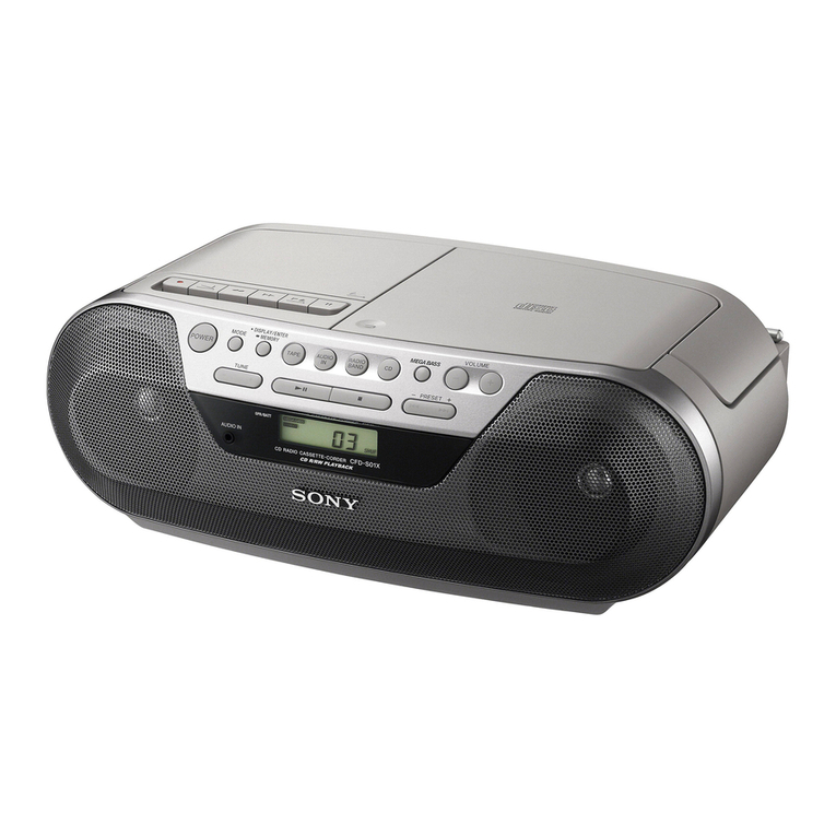 Sony CFD-S05 Manuel utilisateur