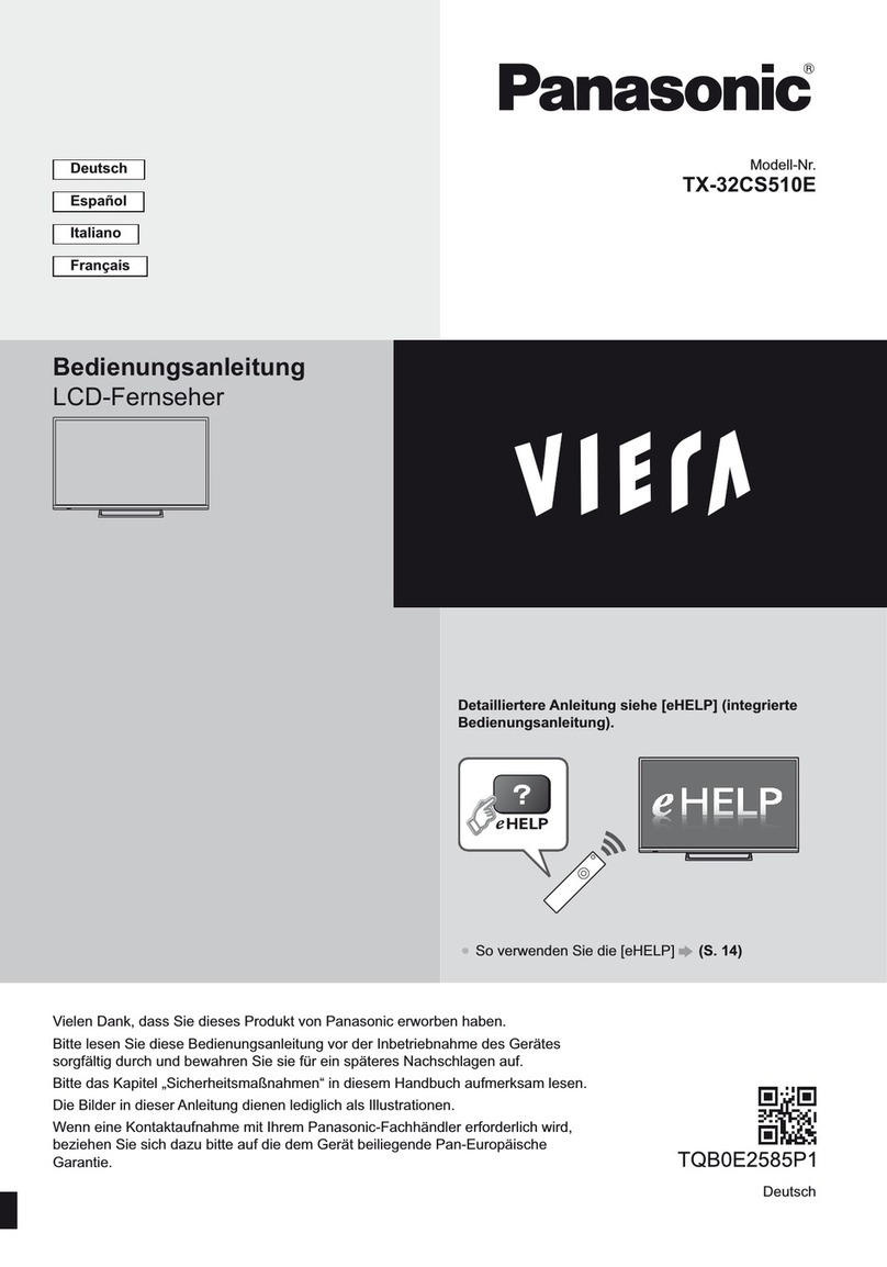 Panasonic tx-32cs510e Manuel utilisateur