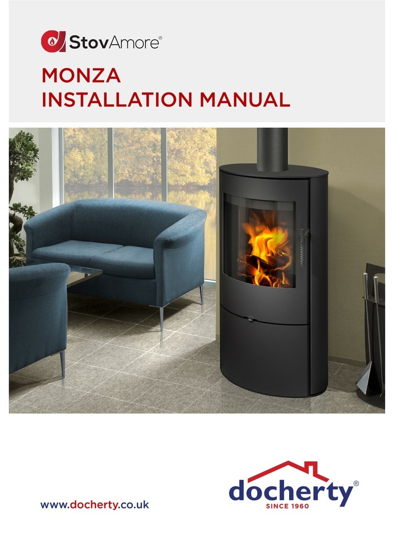 docherty STOVAMORE MONZA Manuel utilisateur