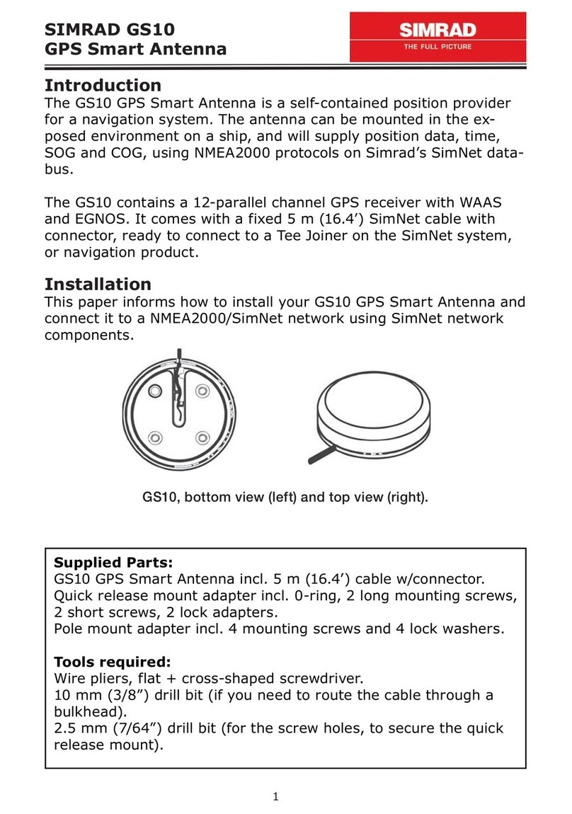 Simrad GS10 Manuel utilisateur