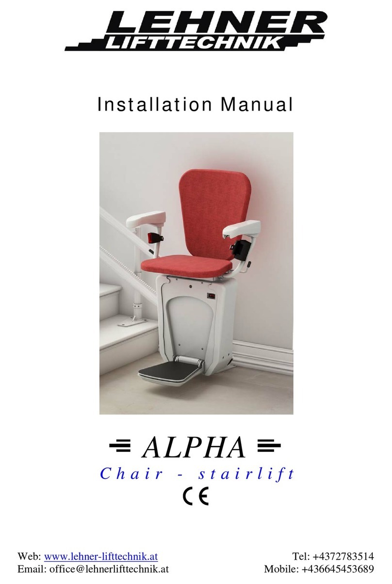 Lehner Liftechnik ALPHA Manuel utilisateur