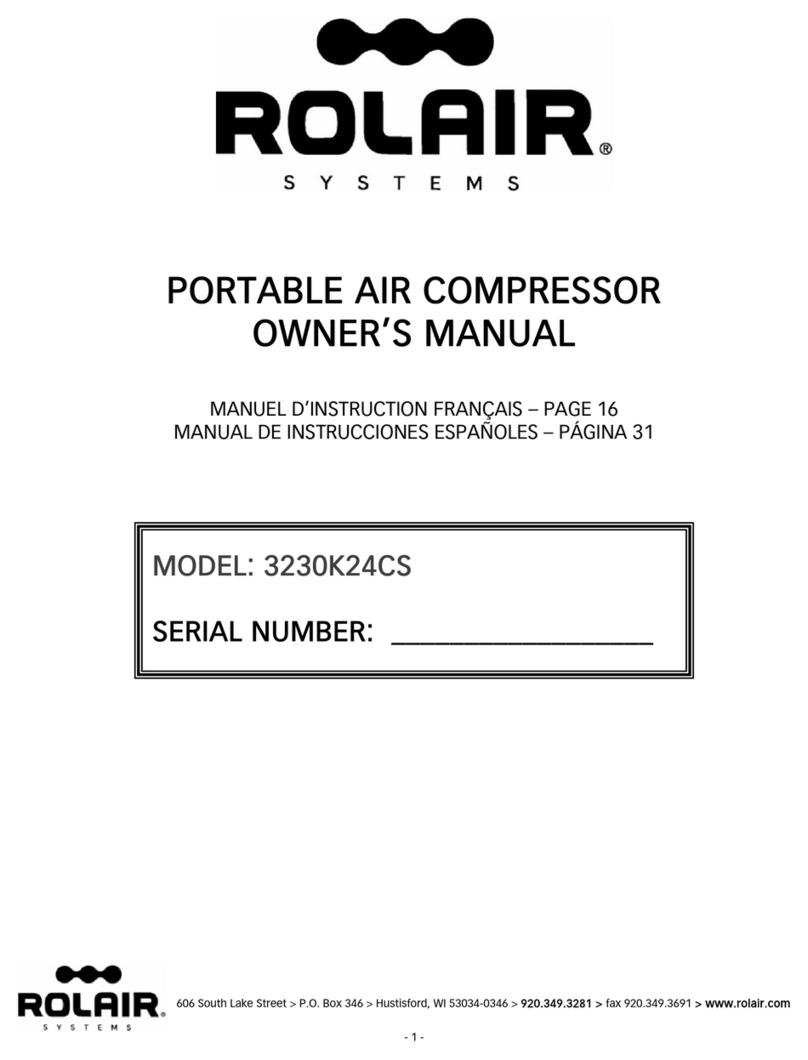 Roliar 3230K24CS Manuel utilisateur