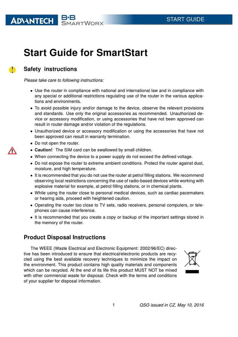 Advantech SmartStart Mode d’emploi