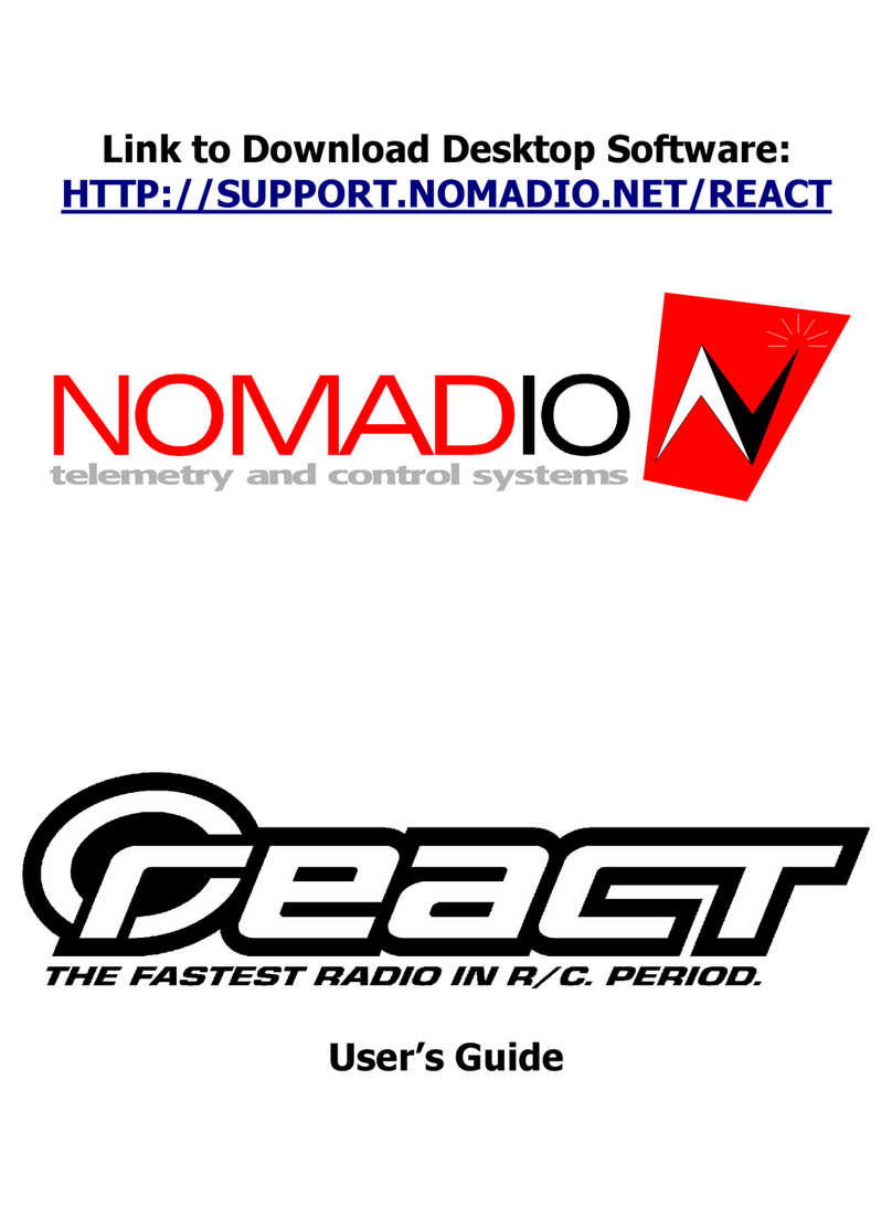 React nomadio Manuel utilisateur