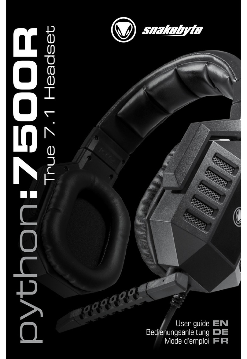 Snakebyte python 7500r Manuel utilisateur