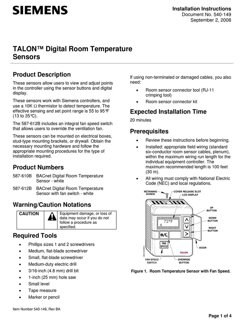 Siemens TALON Manuel utilisateur