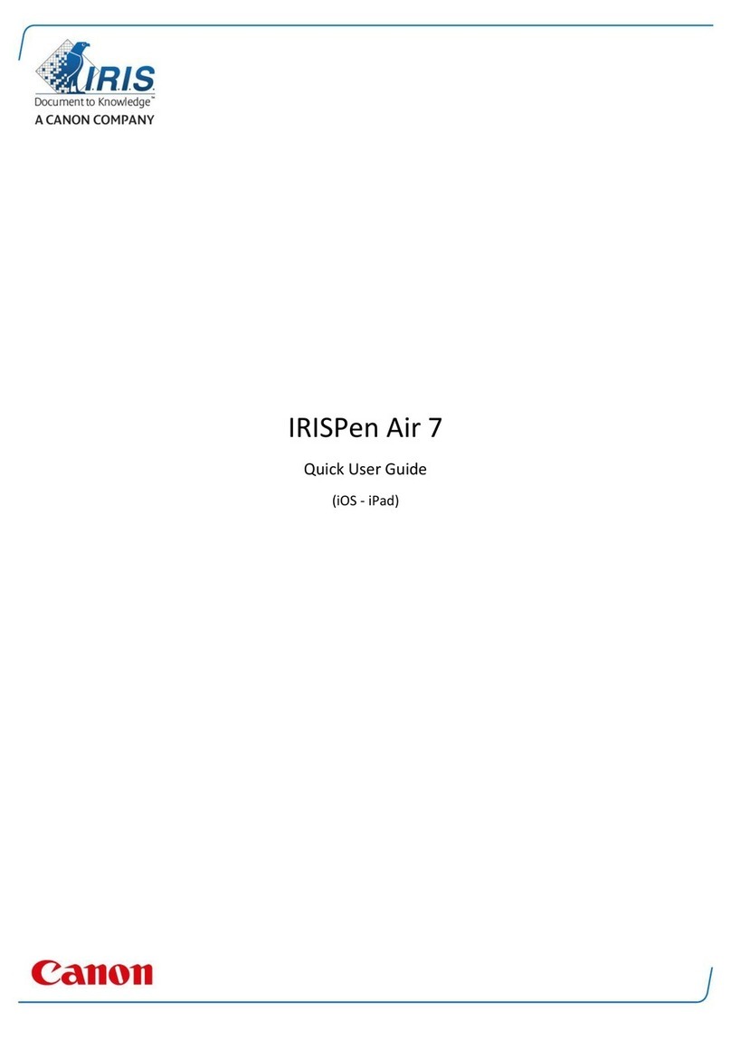 IRIS IRISPEN AIR 7 Manuel utilisateur IRIS IRISPEN AIR 7 Manuel utilisateur