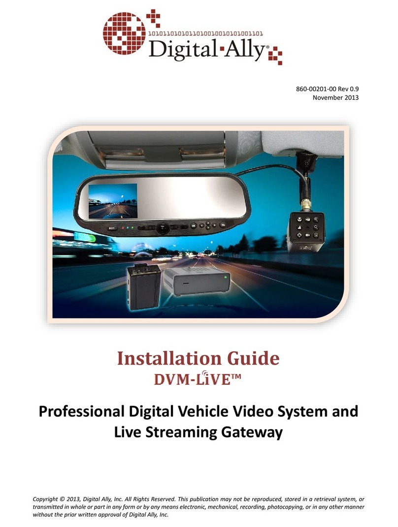Digital-Ally DVM-LIVE Manuel utilisateur