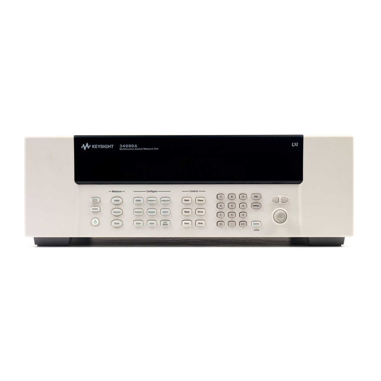 Agilent Technologies Agilent 34980A Manuel utilisateur