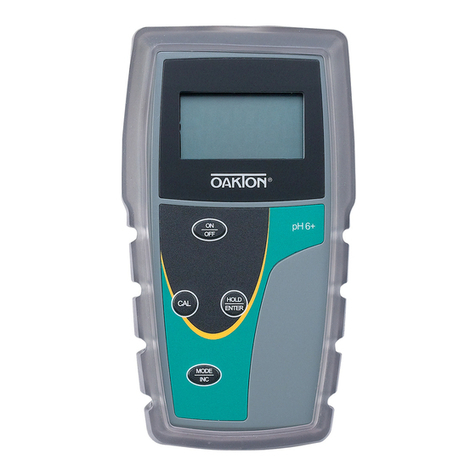 Oakton pH 5+ Manuel utilisateur