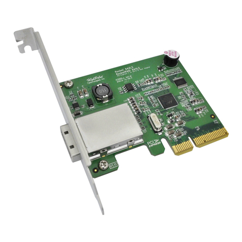 HighPoint RocketRAID 644L Manuel utilisateur