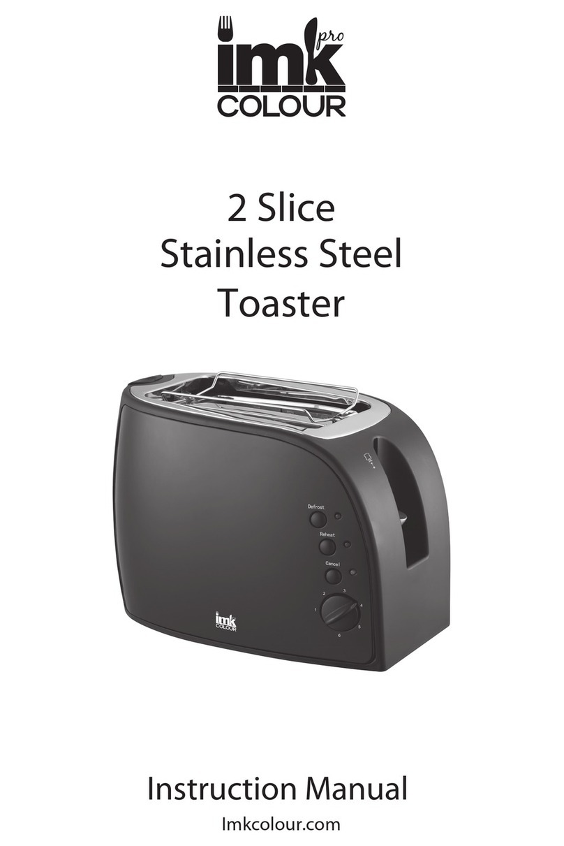 IMKProColour Toaster Manuel utilisateur