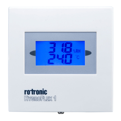 Rotronic HF120 Manuel utilisateur Rotronic HF120 Manuel utilisateur
