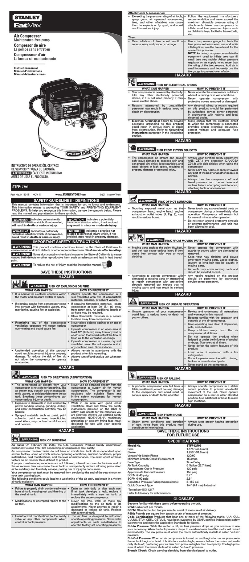 Stanley stfp12799 Manuel utilisateur