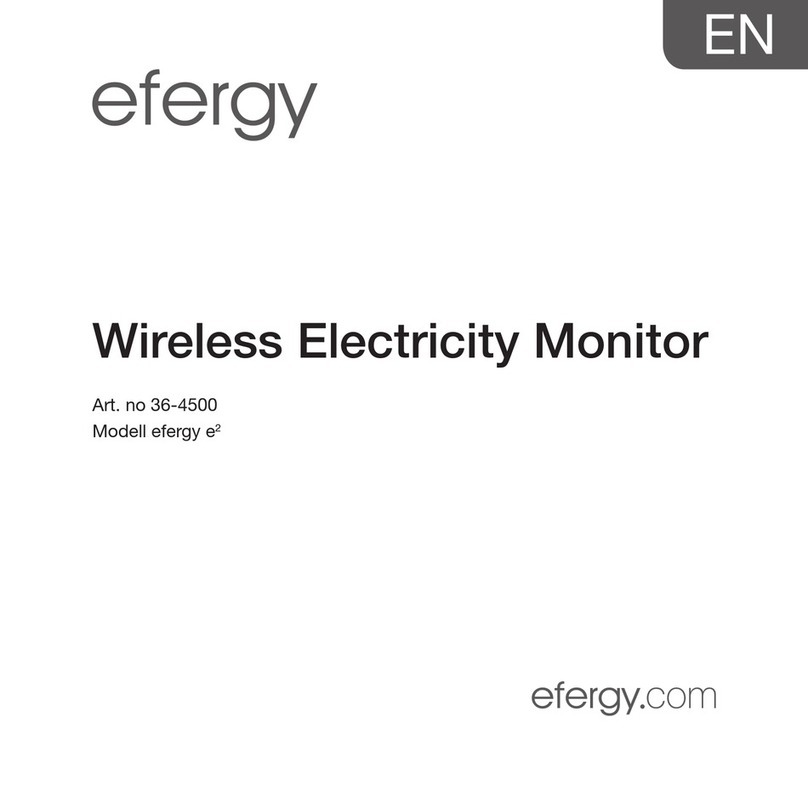 Efergy E2 Manuel utilisateur