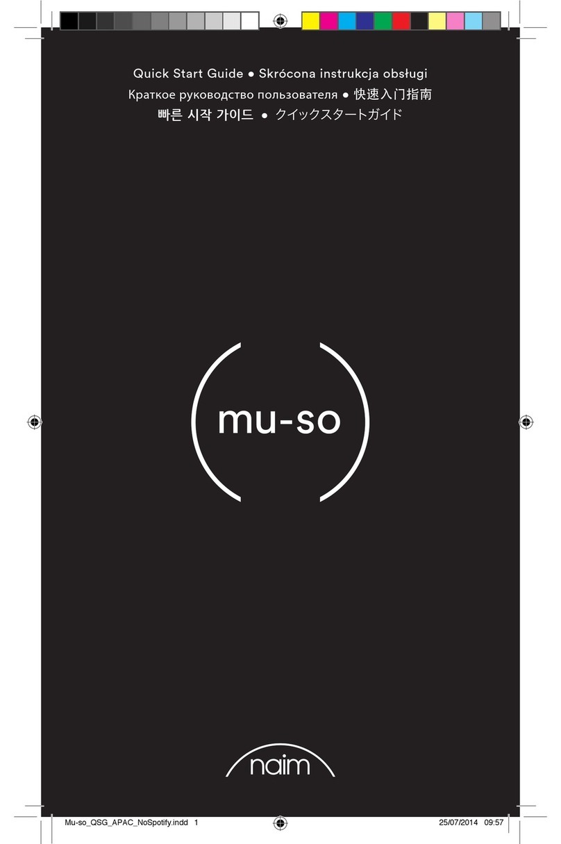 NAIM MU-SO Manuel utilisateur