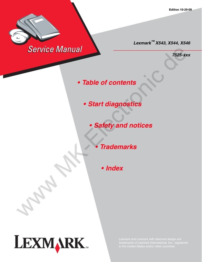 Lexmark X543 Manuel utilisateur