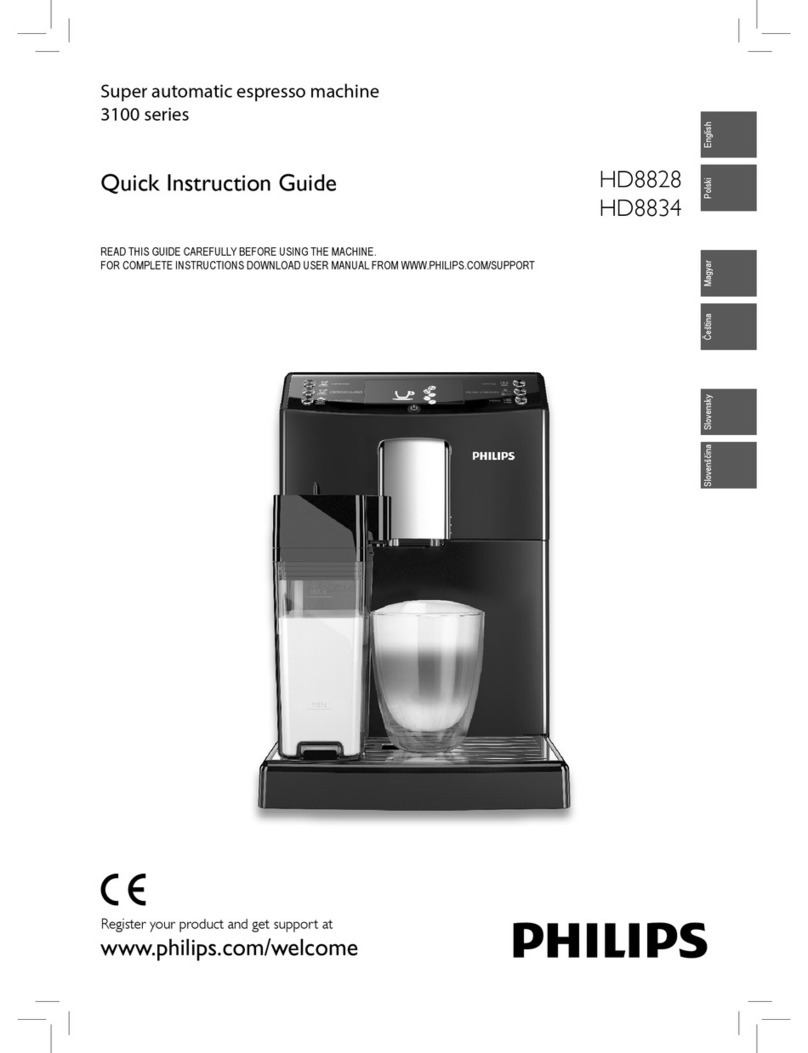 Philips HD8828 Instructions de montage