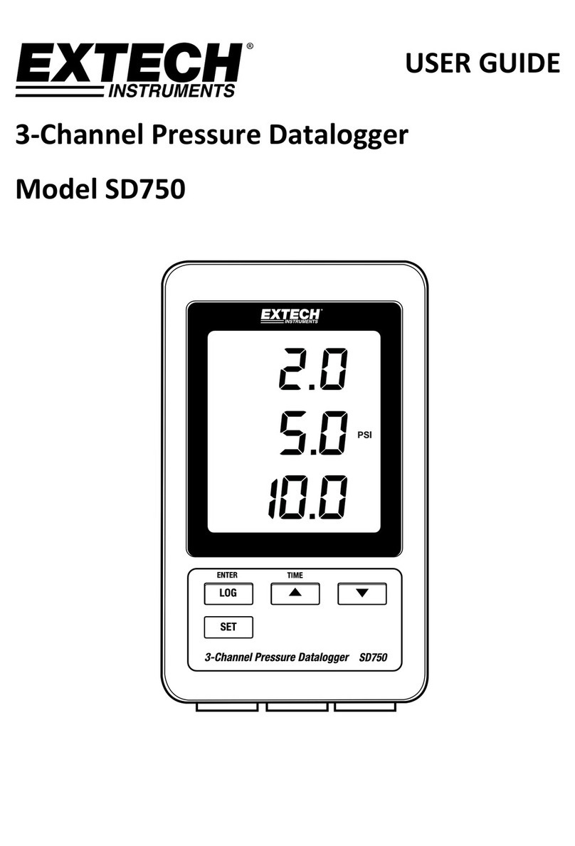 Extech Instruments SD750 Manuel utilisateur Extech Instruments SD750 Manuel utilisateur