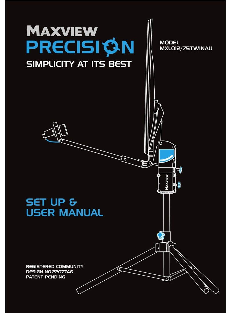 Maxview MXL012/75TWINAU Manuel utilisateur