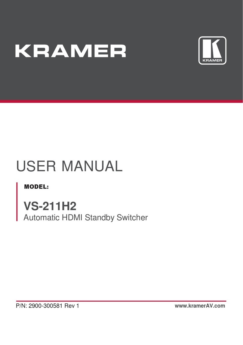 Kramer VS-211H2 Manuel utilisateur