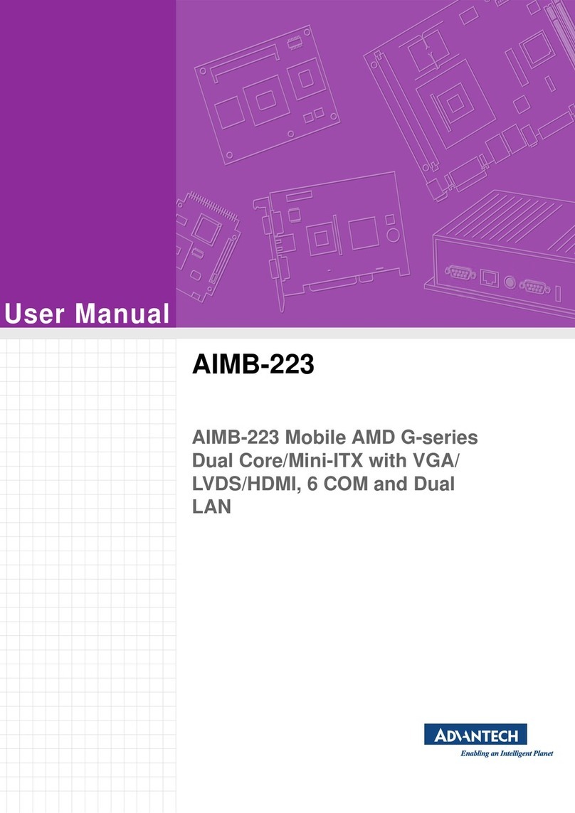 Advantech AIMB-223G2-S2A2E Manuel utilisateur