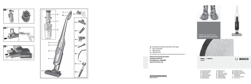 Bosch BBH6 series Instructions originales