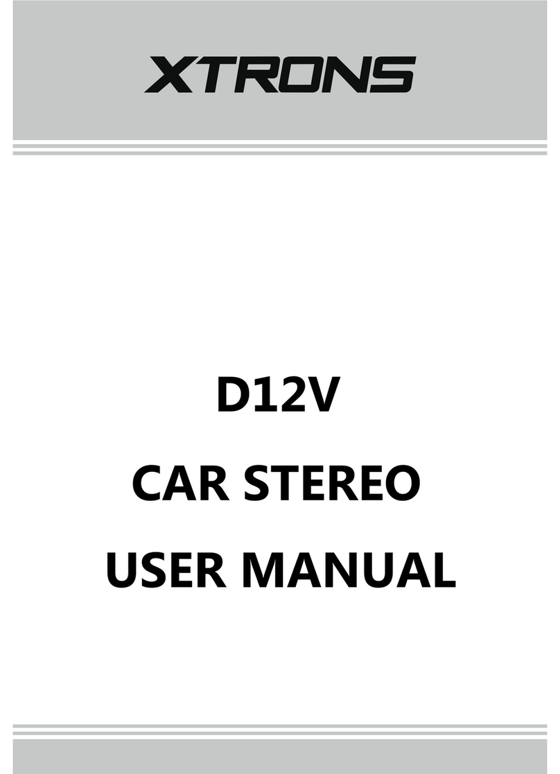 Xtrons D12 Manuel utilisateur