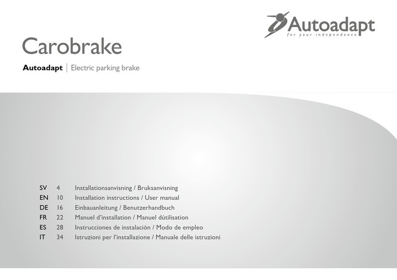 Autoadapt Carobrake Manuel utilisateur Autoadapt Carobrake Manuel utilisateur