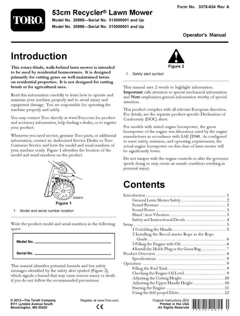 Toro 20995 Manuel utilisateur