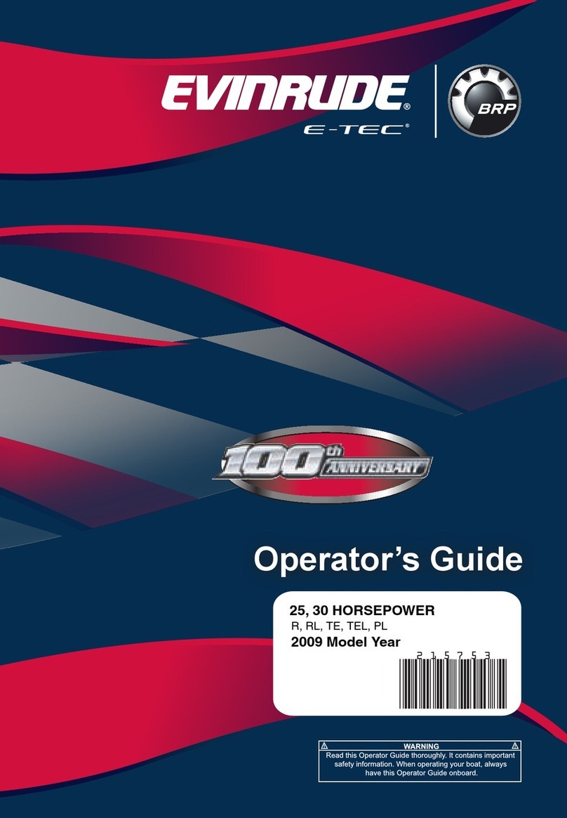 Evinrude E25RSES Manuel
