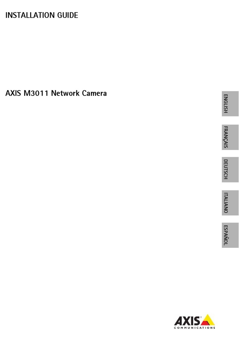 Axis M3011 Manuel utilisateur