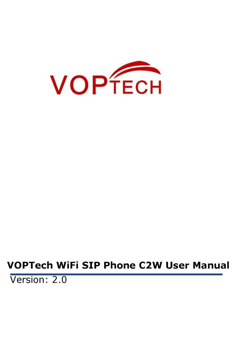 voptech C2W Manuel utilisateur