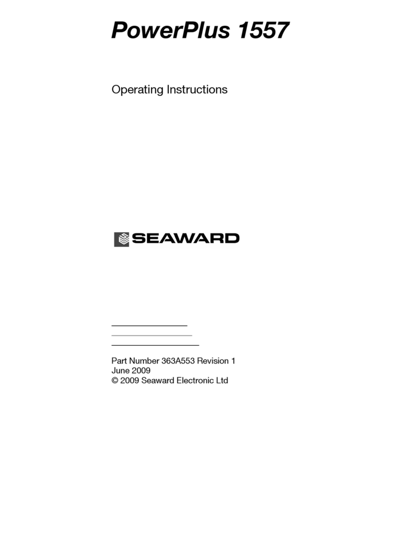 Seaward PowerPlus 1557 Manuel utilisateur Seaward PowerPlus 1557 Manuel utilisateur