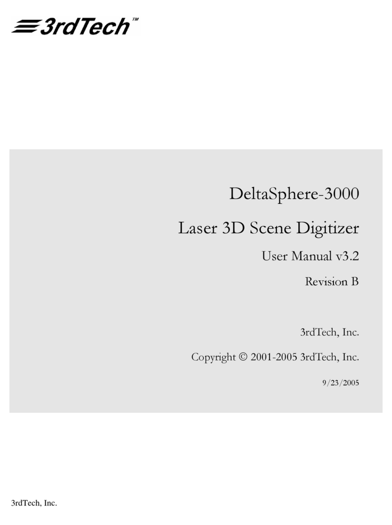 3rdTech DeltaSphere-3000 Manuel utilisateur