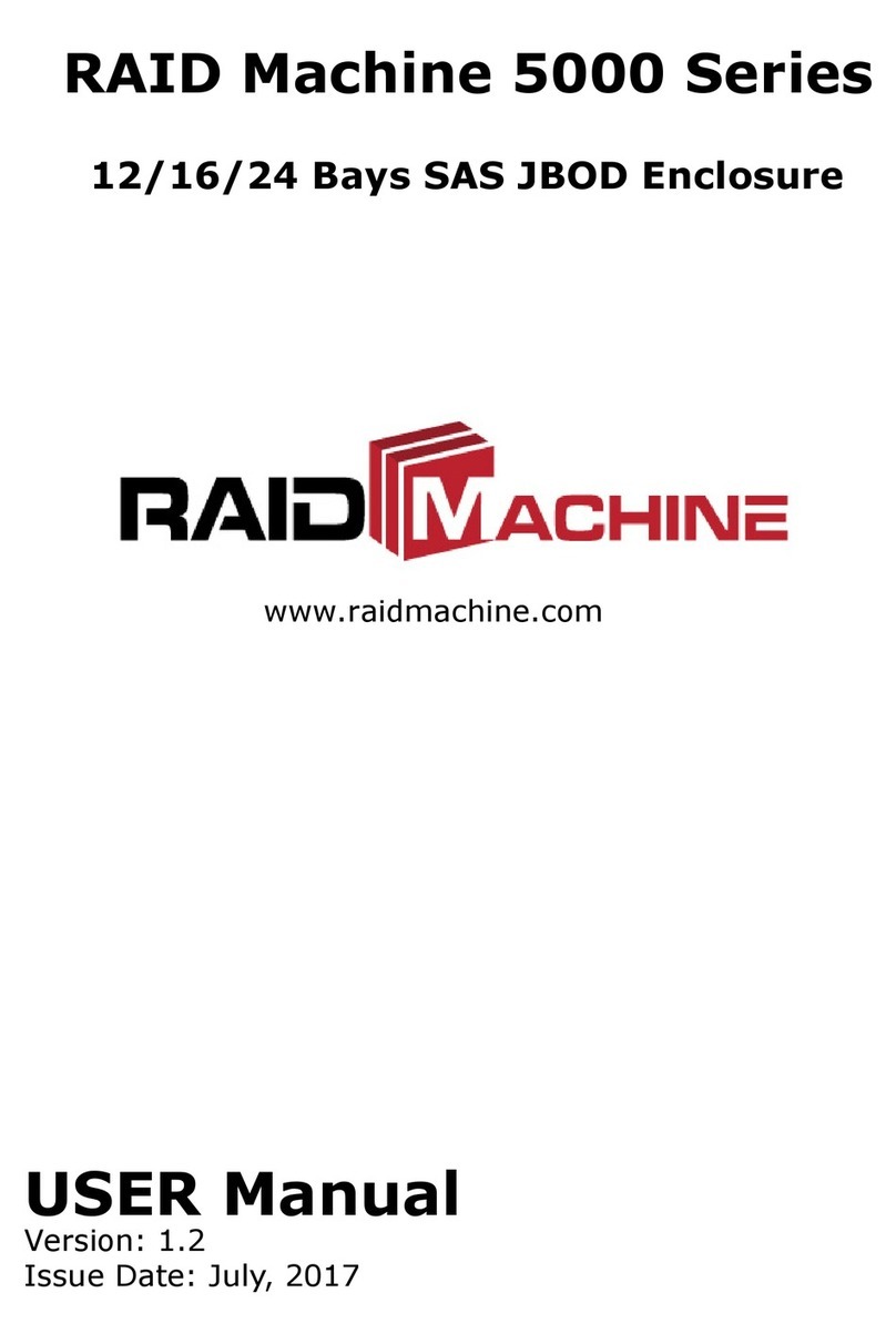 RAID Machine 5000 Manuel utilisateur