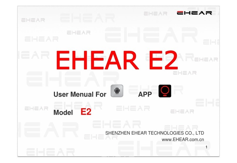 Ehear E2 Manuel utilisateur