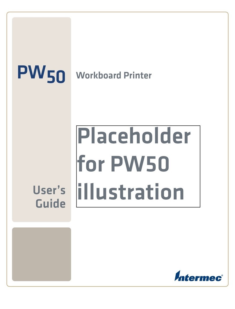 Intermec PW50 Manuel utilisateur Intermec PW50 Manuel utilisateur